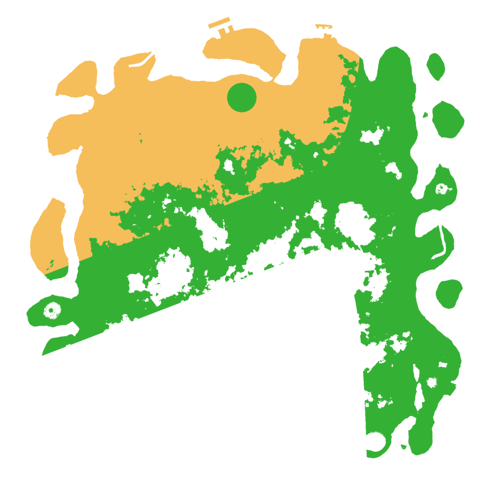 Biome Rust Map: Procedural Map, Size: 4500, Seed: 373548115