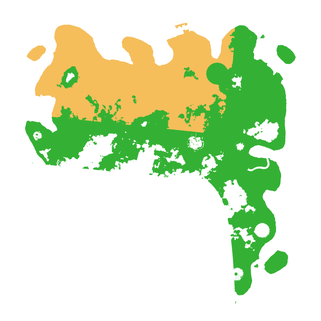 Biome Rust Map: Procedural Map, Size: 3900, Seed: 1223