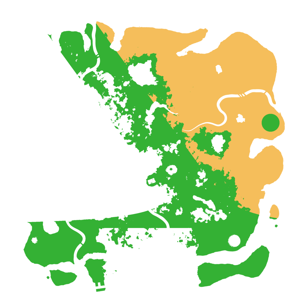 Biome Rust Map: Procedural Map, Size: 4500, Seed: 1391264164