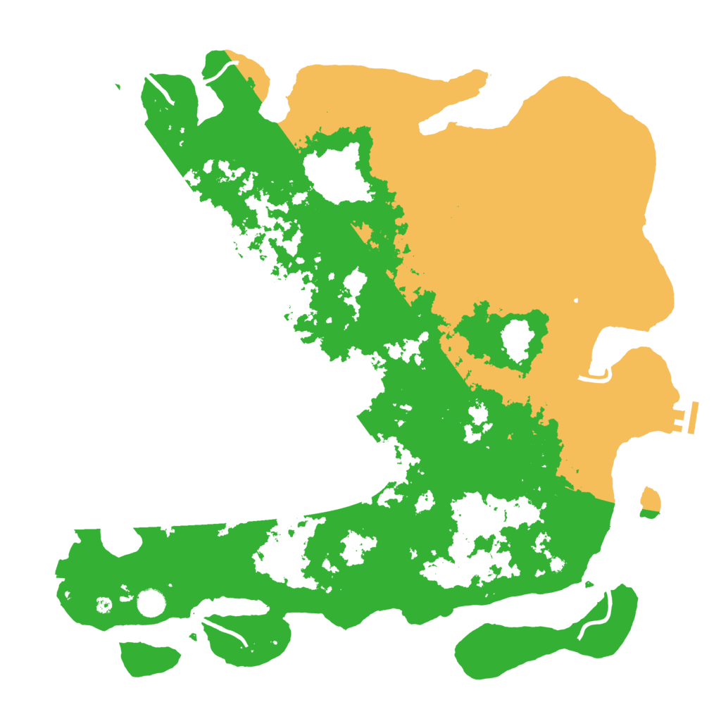 Biome Rust Map: Procedural Map, Size: 4500, Seed: 1391264164