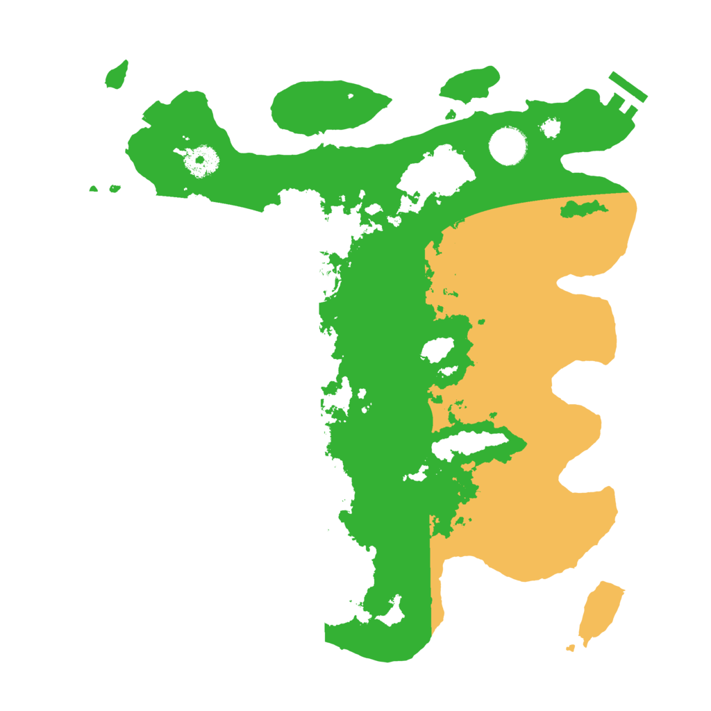 Biome Rust Map: Procedural Map, Size: 3333, Seed: 650141459