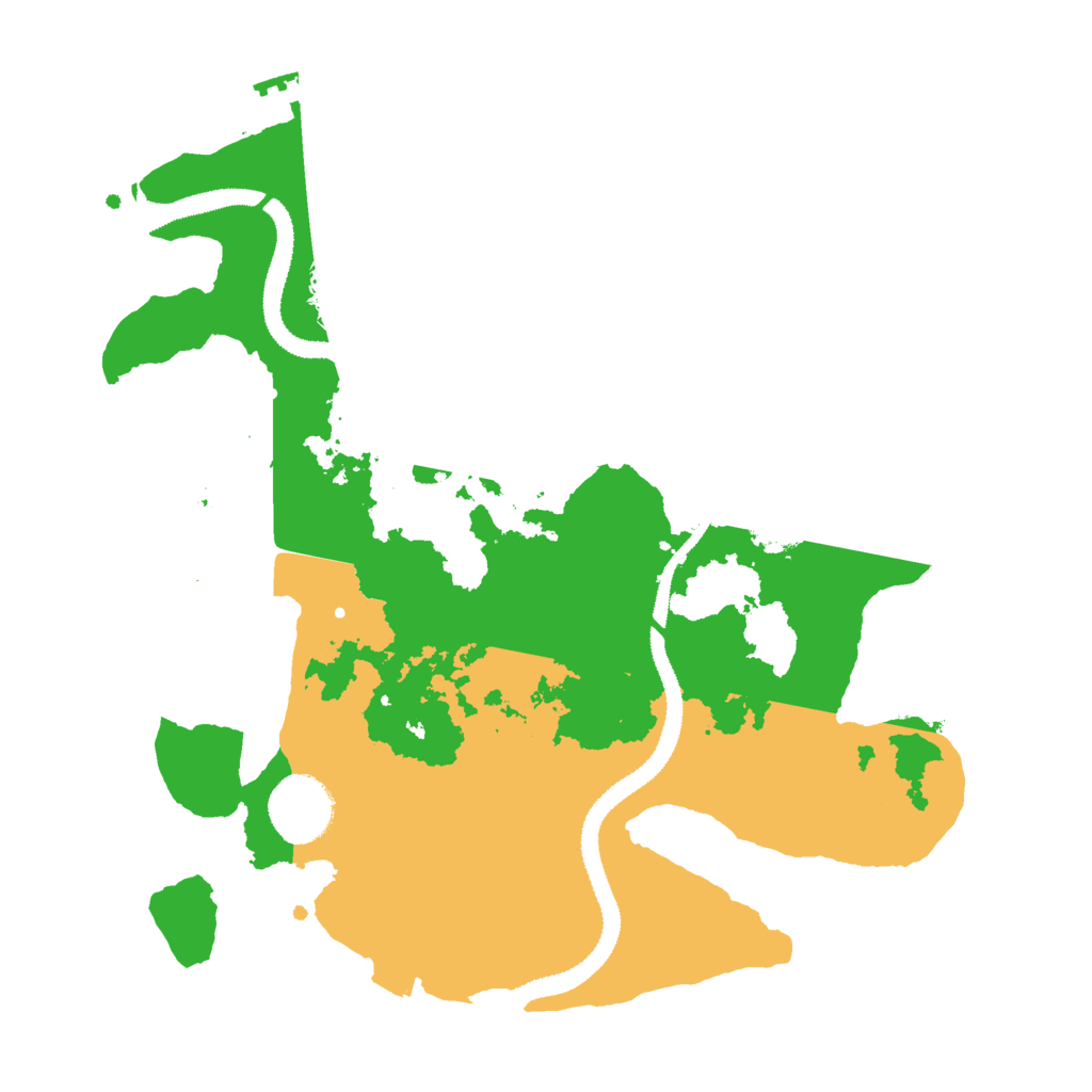 Biome Rust Map: Procedural Map, Size: 3000, Seed: 1367021090