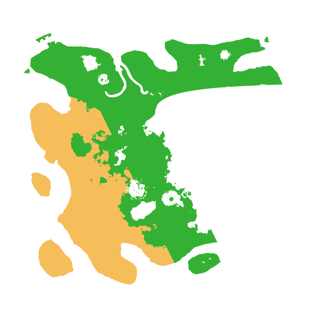 Biome Rust Map: Procedural Map, Size: 3000, Seed: 280292121