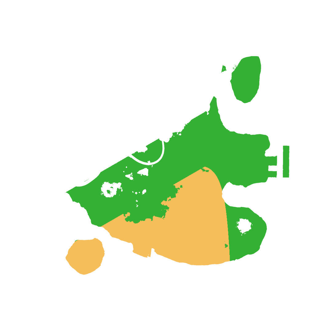 Biome Rust Map: Procedural Map, Size: 2000, Seed: 8937