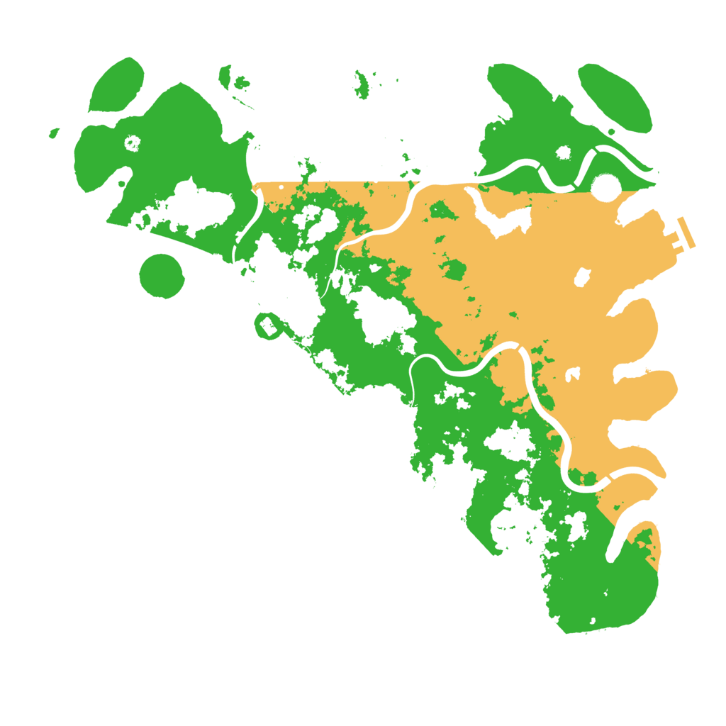 Biome Rust Map: Procedural Map, Size: 4500, Seed: 1333337