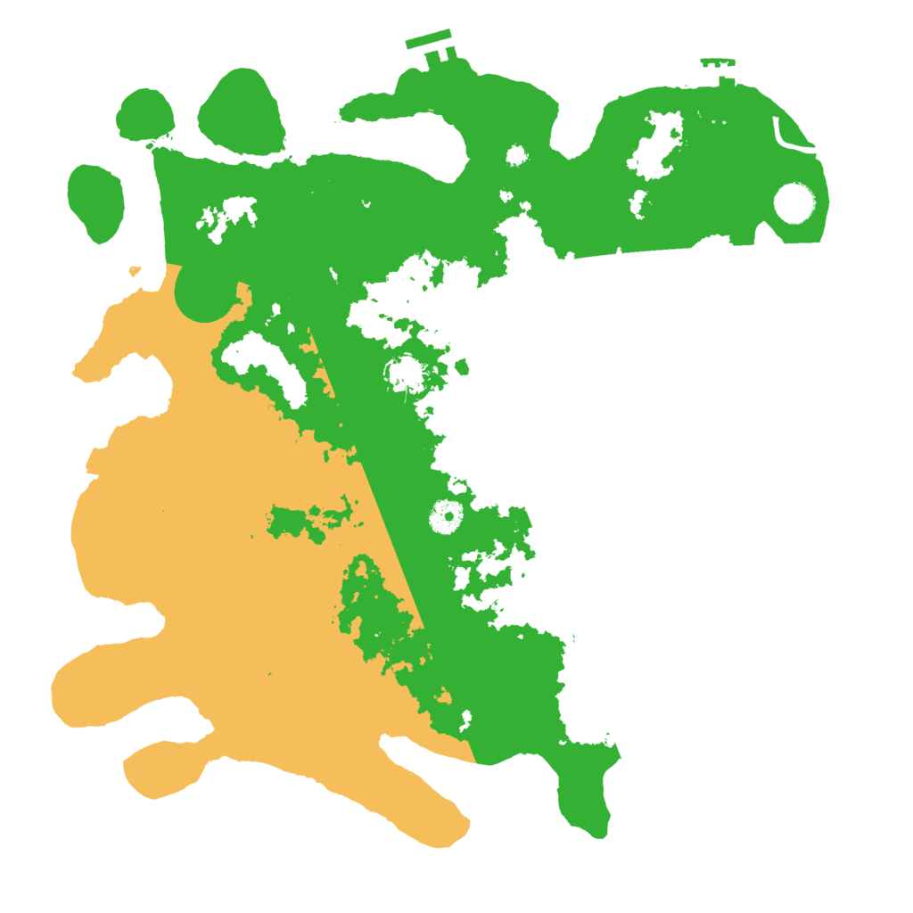 Biome Rust Map: Procedural Map, Size: 4000, Seed: 1182778155