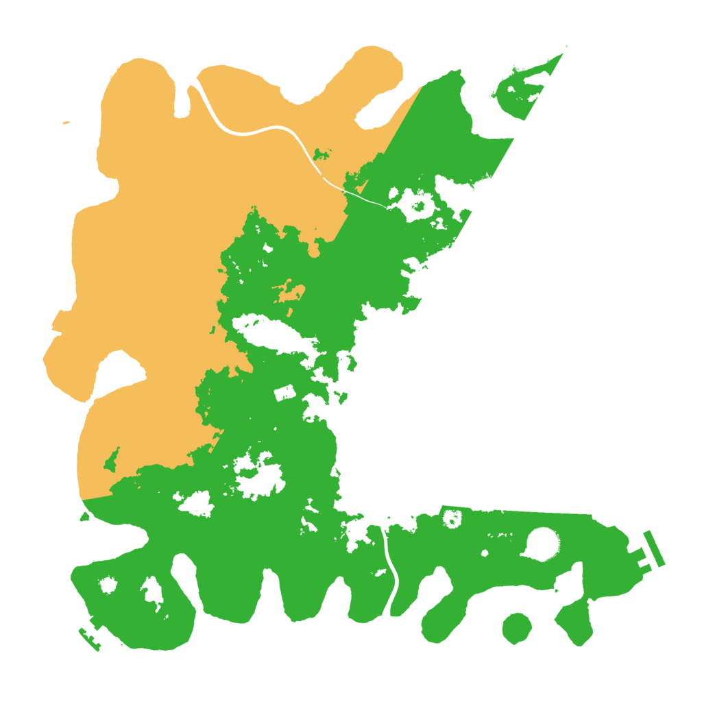 Biome Rust Map: Procedural Map, Size: 3750, Seed: 893508659