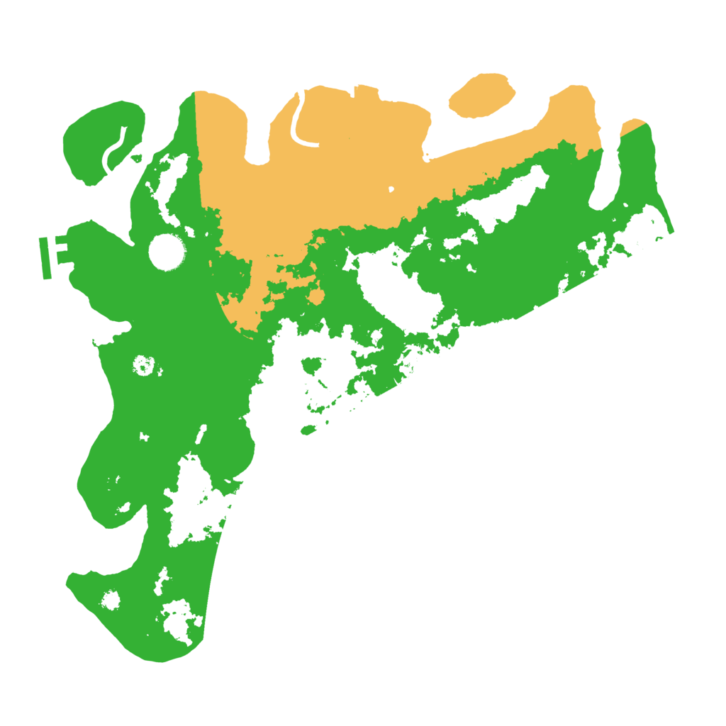 Biome Rust Map: Procedural Map, Size: 3500, Seed: 569359959