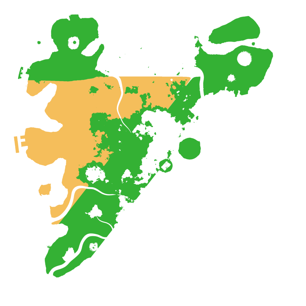 Biome Rust Map: Procedural Map, Size: 3750, Seed: 239055