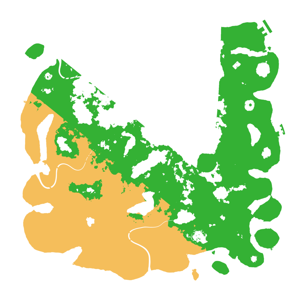 Biome Rust Map: Procedural Map, Size: 4250, Seed: 884101877