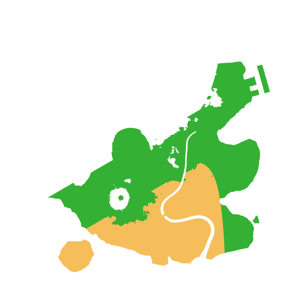 Biome Rust Map: Procedural Map, Size: 2200, Seed: 8937
