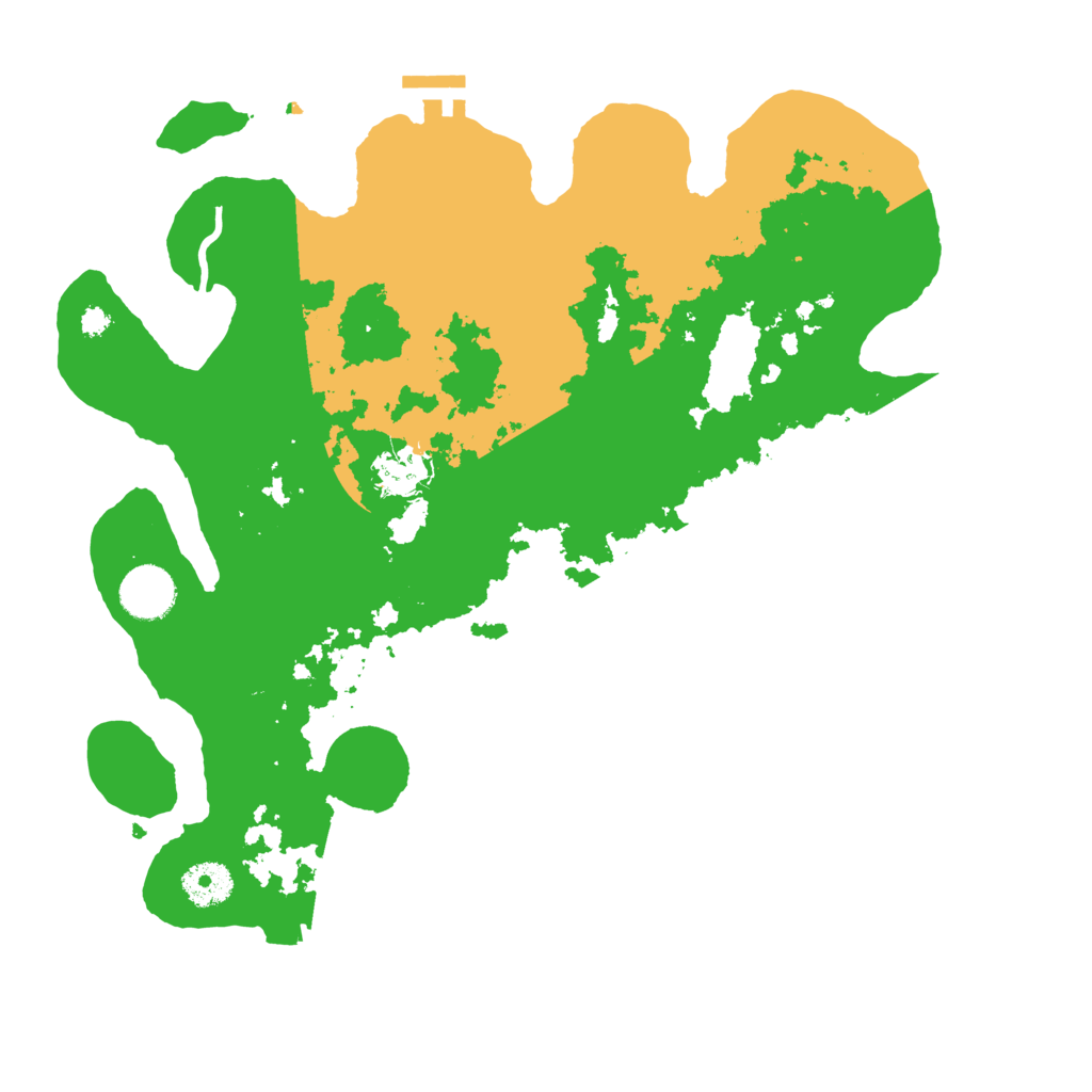 Biome Rust Map: Procedural Map, Size: 3500, Seed: 998607371
