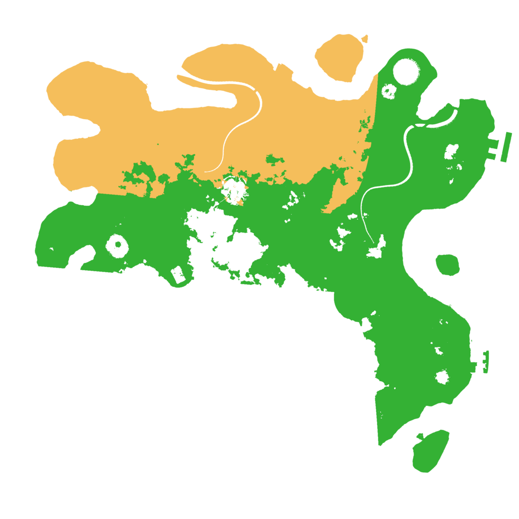 Biome Rust Map: Procedural Map, Size: 3500, Seed: 1541969317
