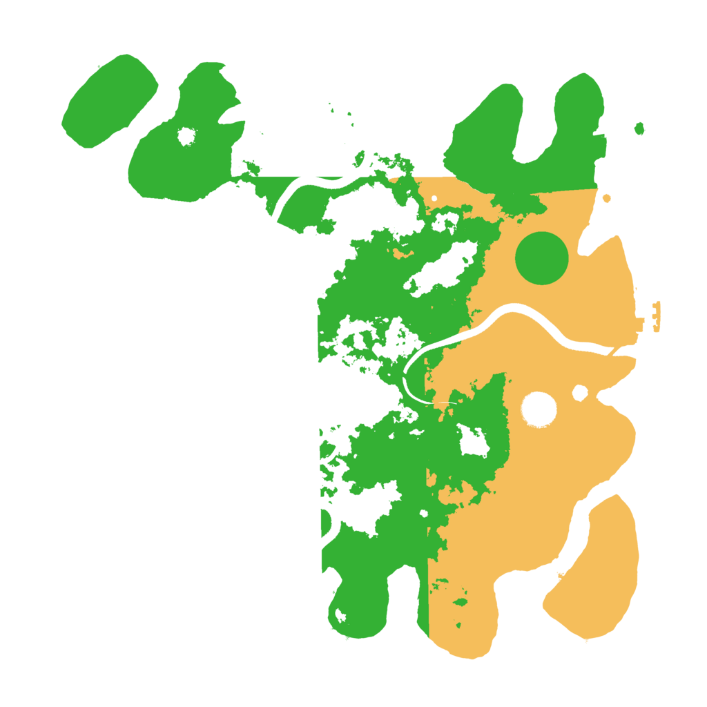 Biome Rust Map: Procedural Map, Size: 3500, Seed: 1377820342