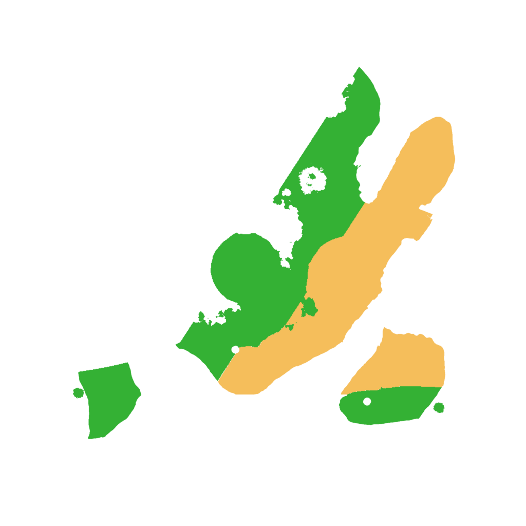 Biome Rust Map: Procedural Map, Size: 2000, Seed: 12458