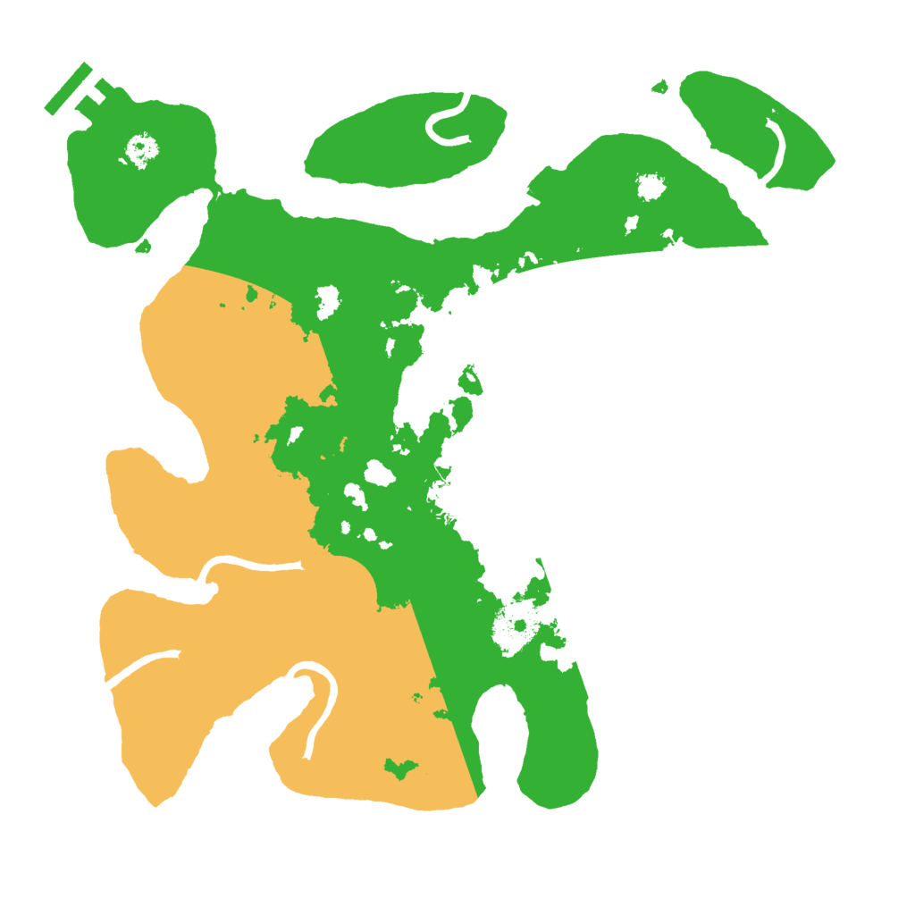 Biome Rust Map: Procedural Map, Size: 3000, Seed: 12729