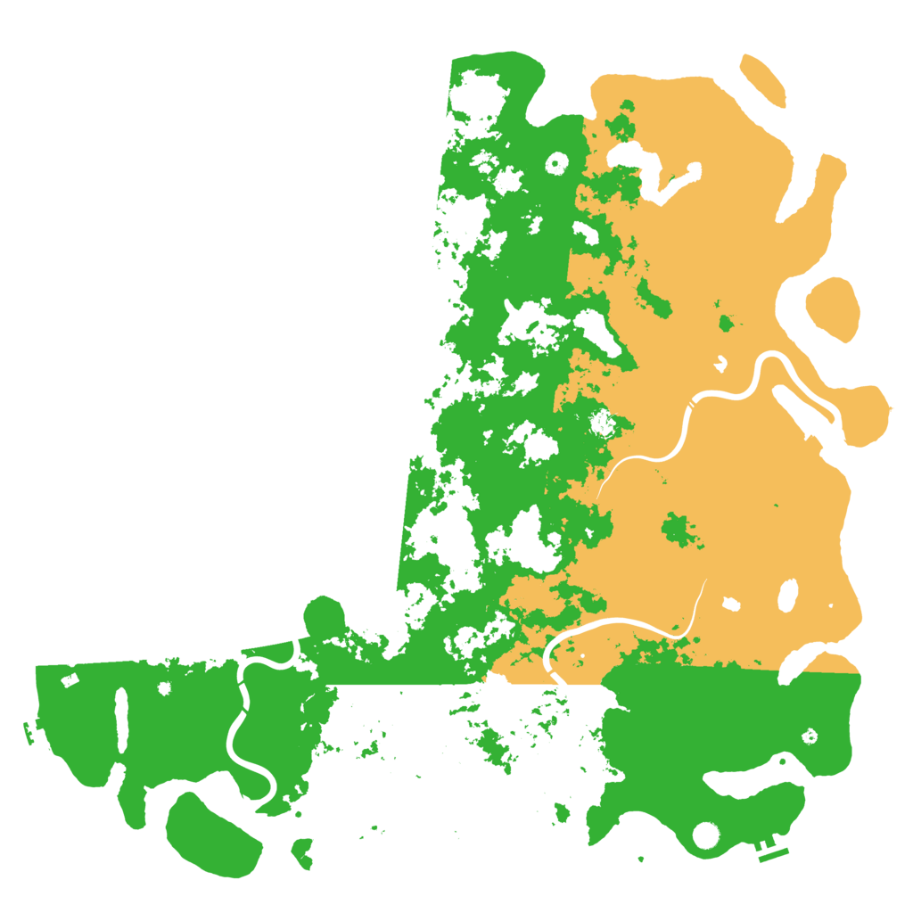 Biome Rust Map: Procedural Map, Size: 6000, Seed: 482646803