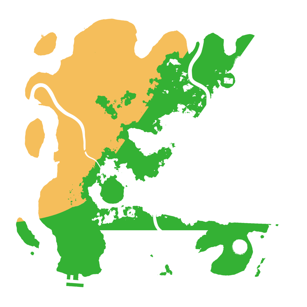 Biome Rust Map: Procedural Map, Size: 3600, Seed: 512