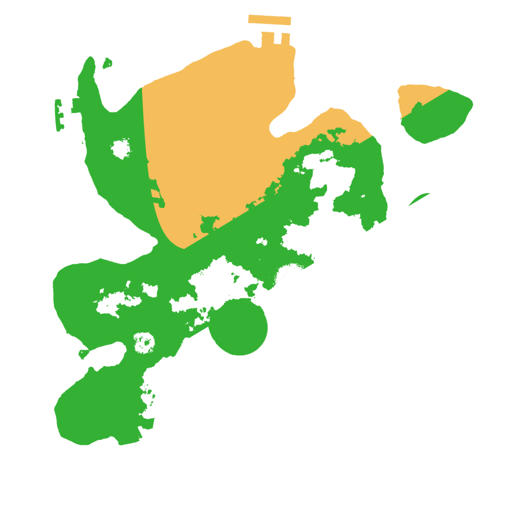 Biome Rust Map: Procedural Map, Size: 2500, Seed: 6849