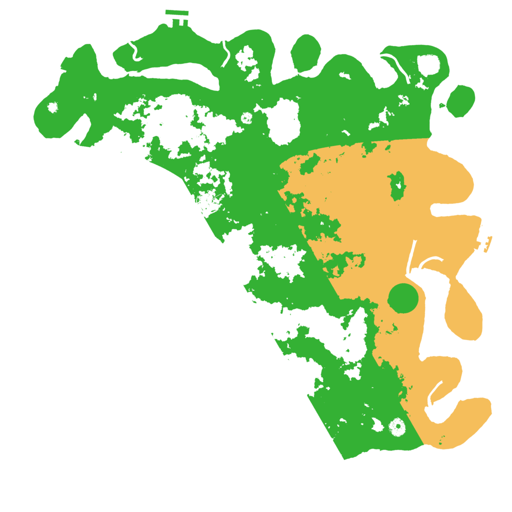 Biome Rust Map: Procedural Map, Size: 4500, Seed: 140875524