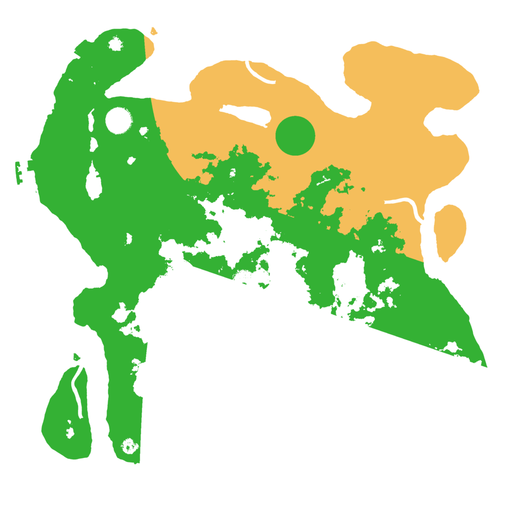 Biome Rust Map: Procedural Map, Size: 3500, Seed: 1131038242