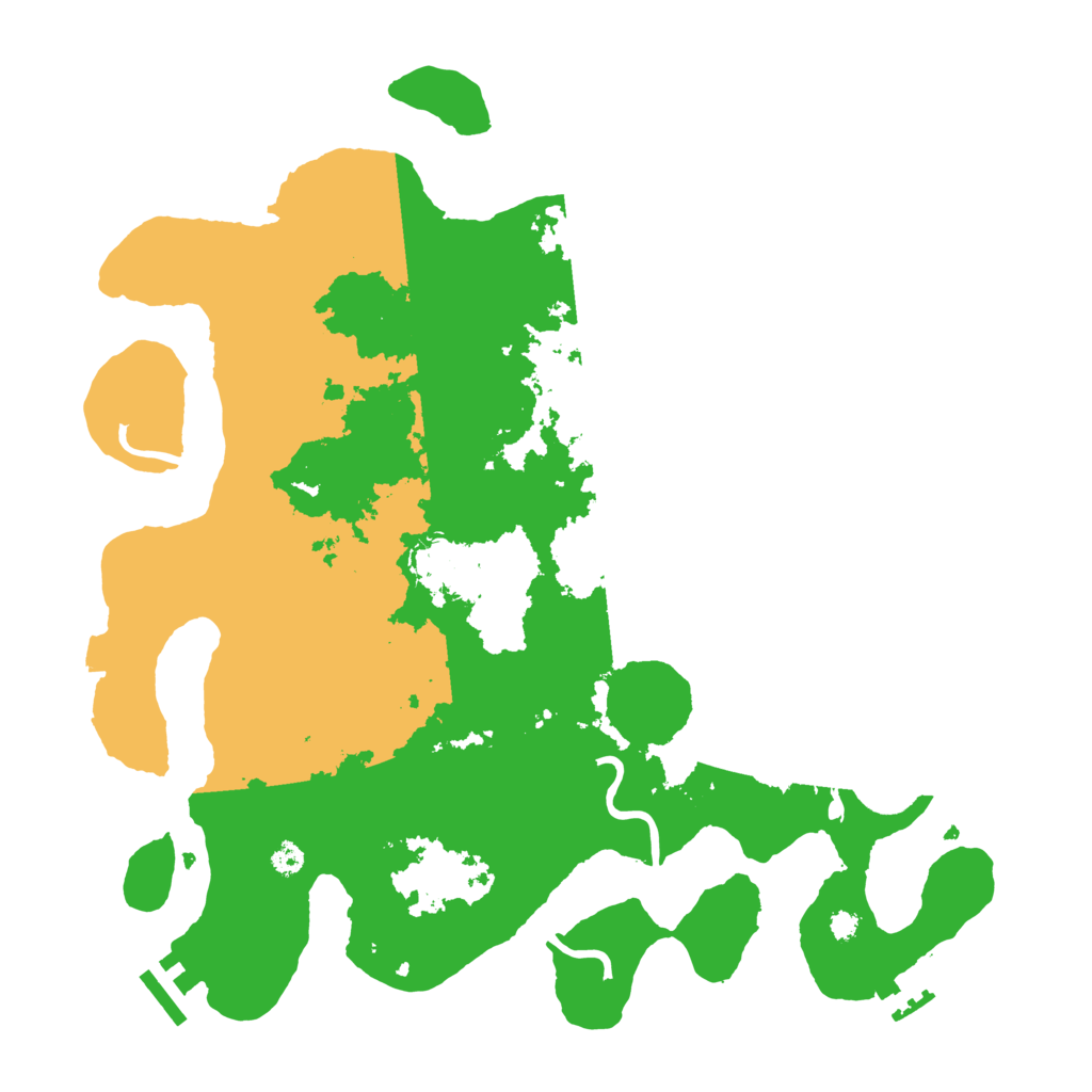 Biome Rust Map: Procedural Map, Size: 3500, Seed: 1671972770