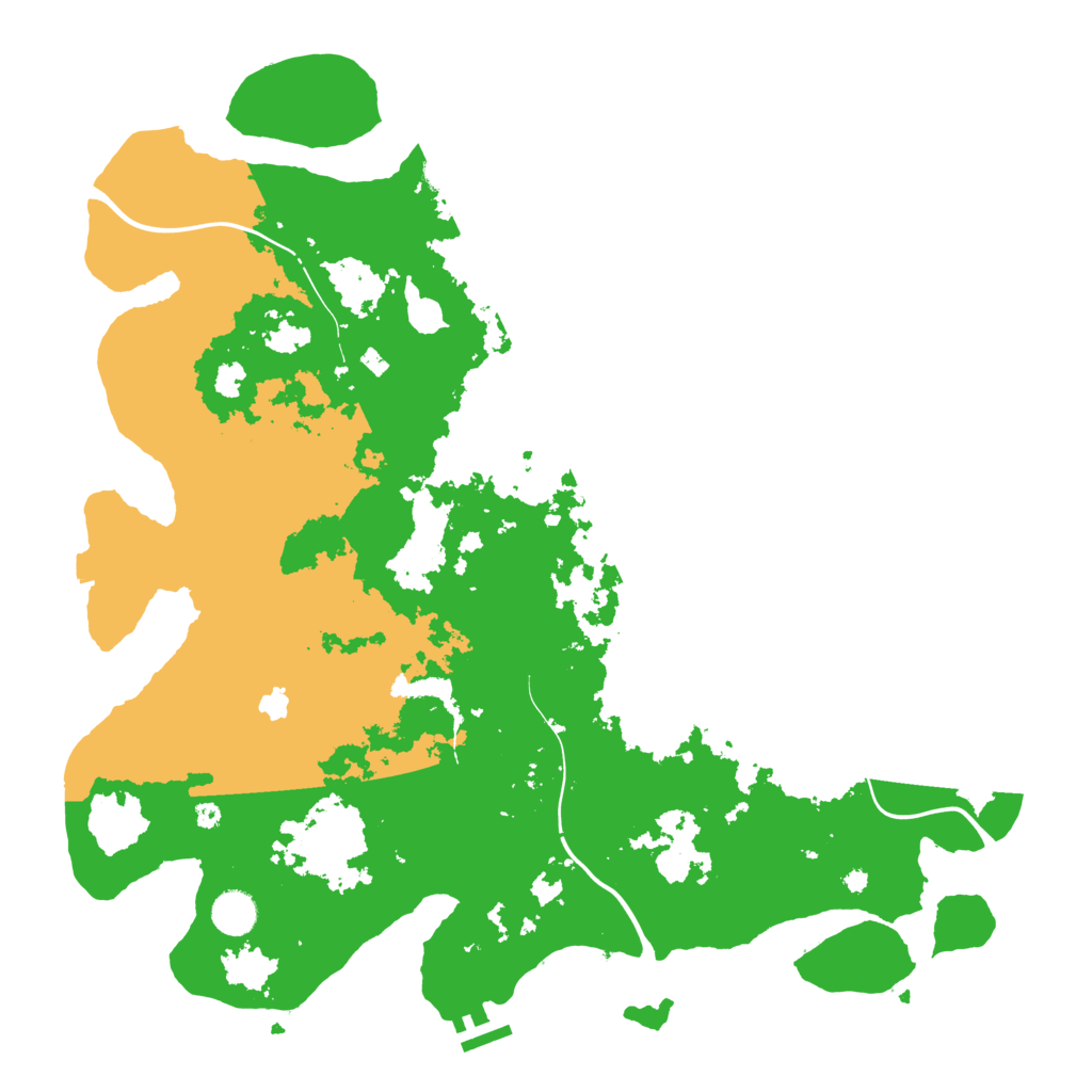 Biome Rust Map: Procedural Map, Size: 4250, Seed: 1373495336