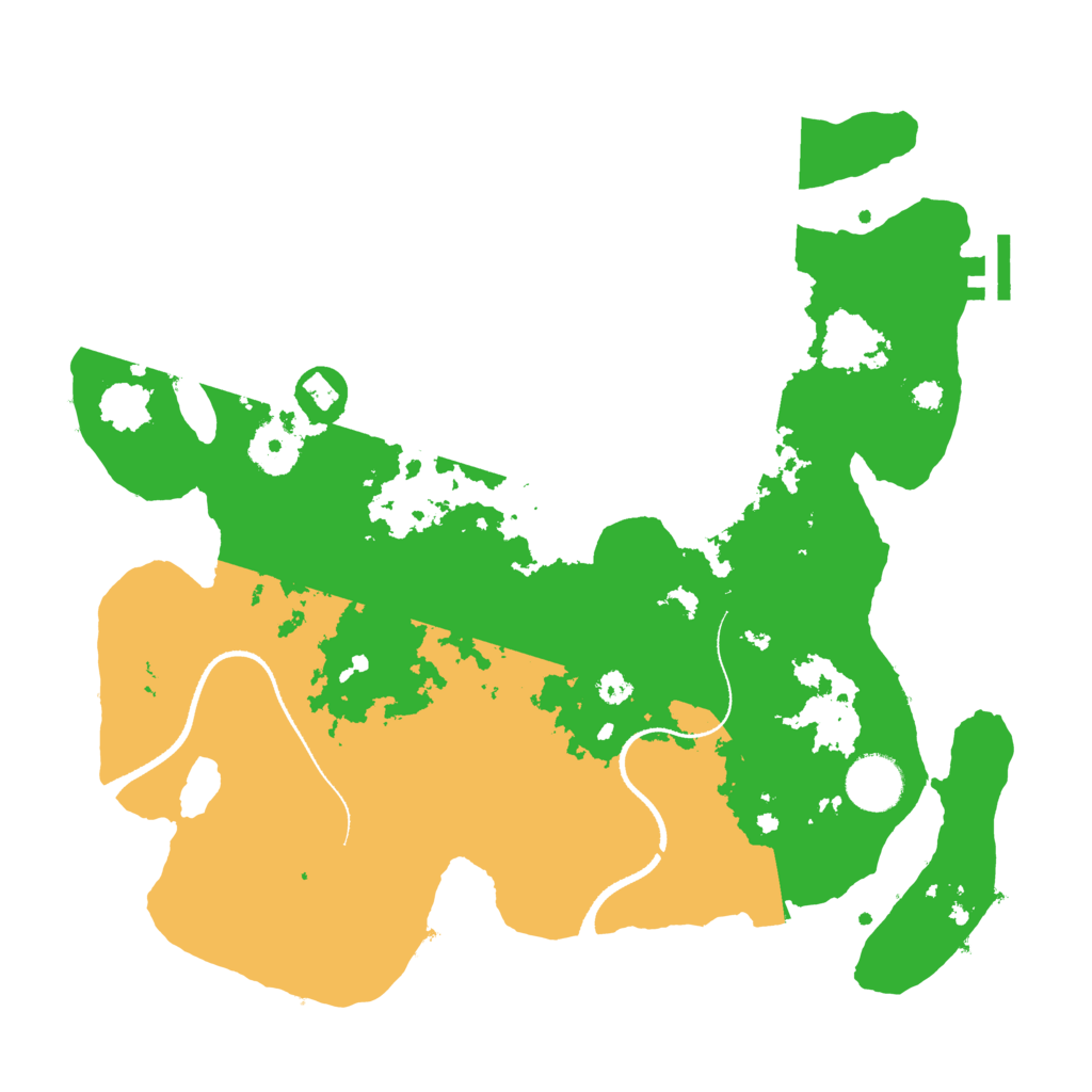 Biome Rust Map: Procedural Map, Size: 3363, Seed: 1441