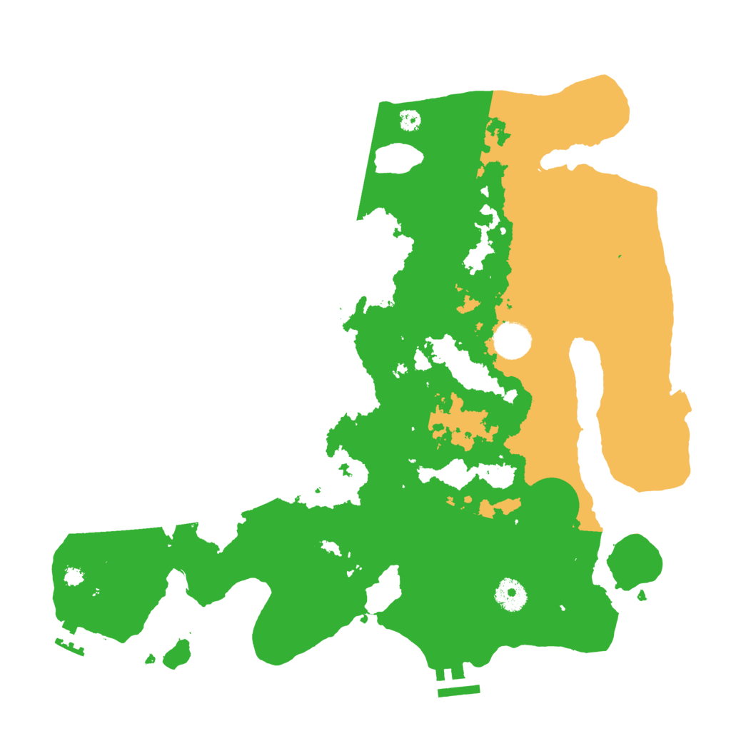 Biome Rust Map: Procedural Map, Size: 3500, Seed: 99372610