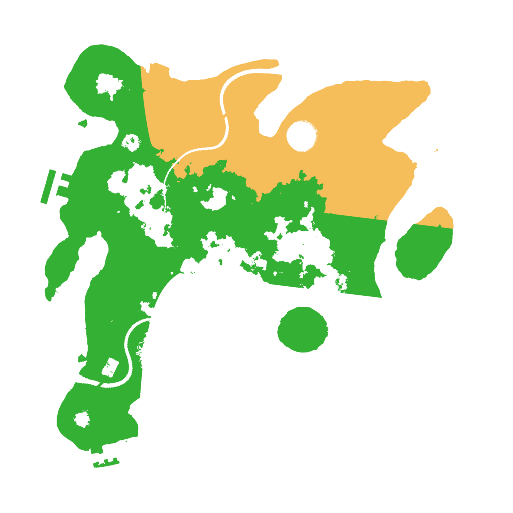 Biome Rust Map: Procedural Map, Size: 3000, Seed: 1995246418