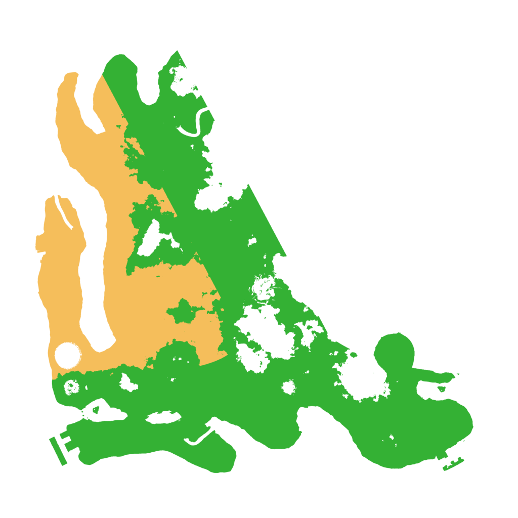 Biome Rust Map: Procedural Map, Size: 3500, Seed: 2129970395