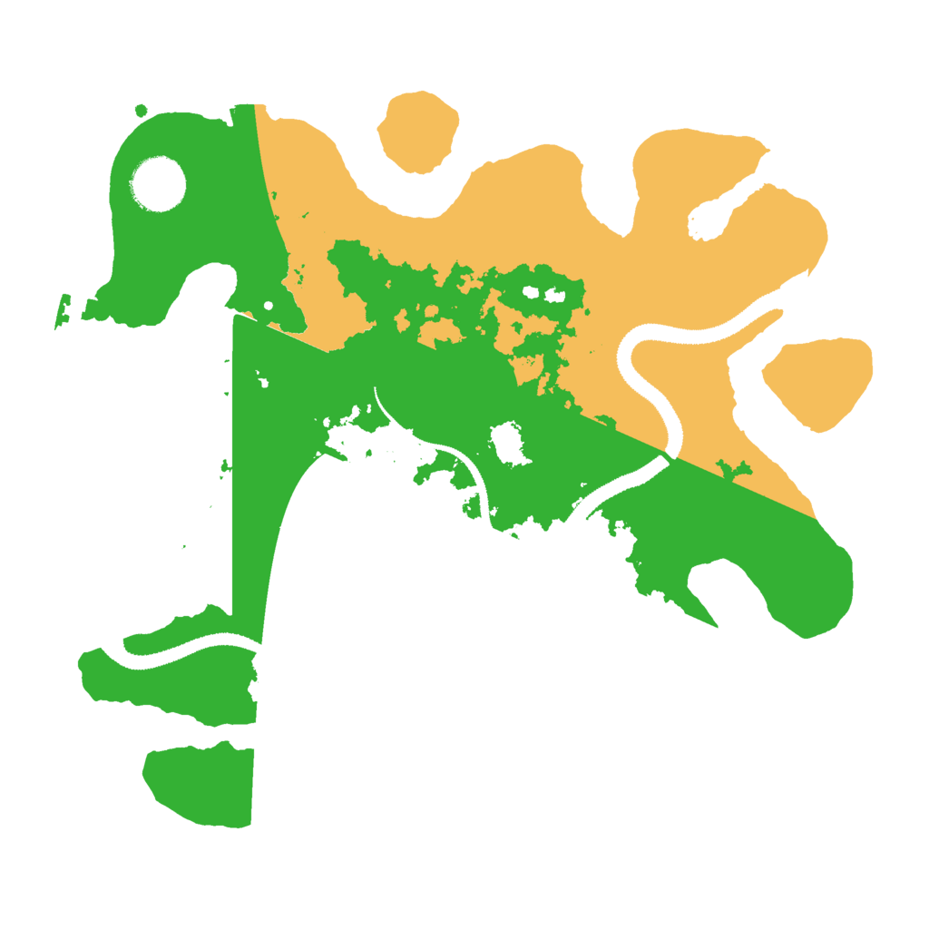 Biome Rust Map: Procedural Map, Size: 3000, Seed: 2468216