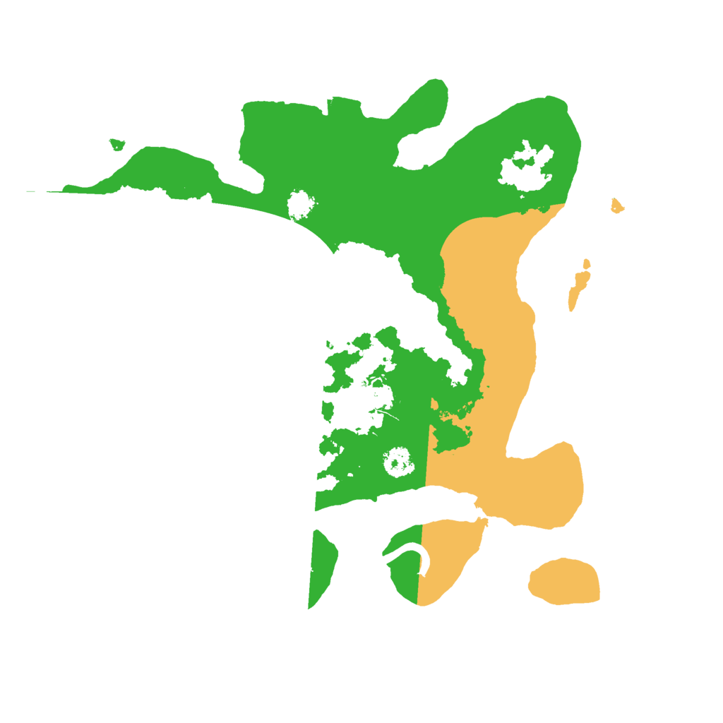 Biome Rust Map: Procedural Map, Size: 2500, Seed: 967899133