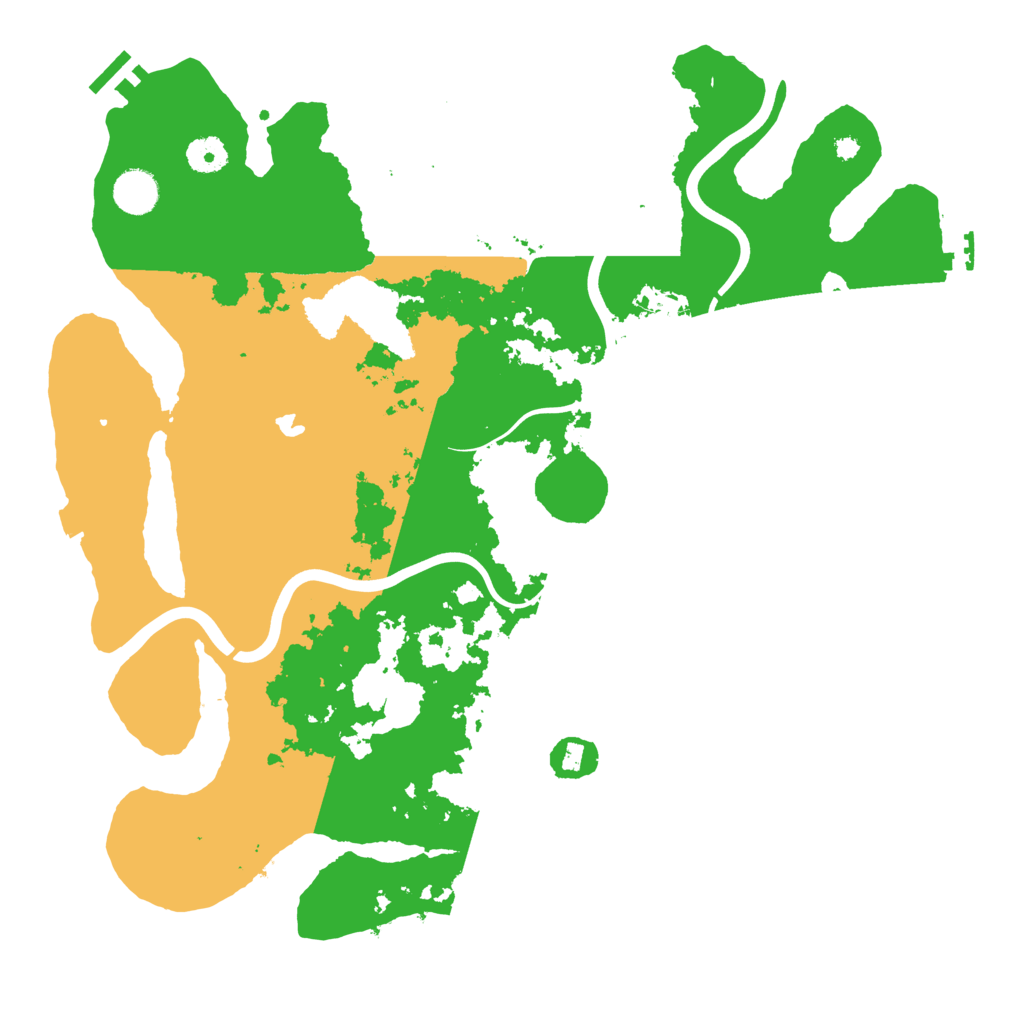 Biome Rust Map: Procedural Map, Size: 4000, Seed: 557326