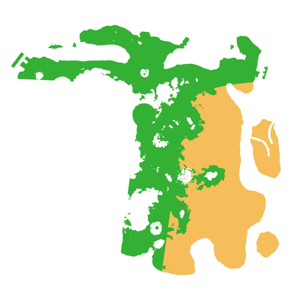 Biome Rust Map: Procedural Map, Size: 3500, Seed: 1966941448