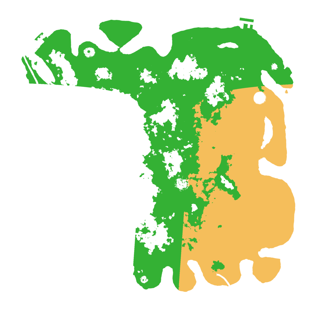 Biome Rust Map: Procedural Map, Size: 4500, Seed: 70745899