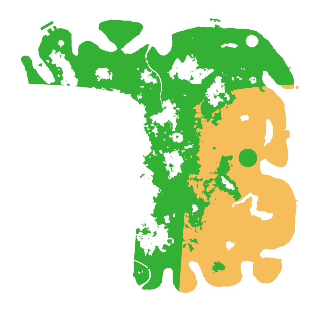 Biome Rust Map: Procedural Map, Size: 4500, Seed: 70745899