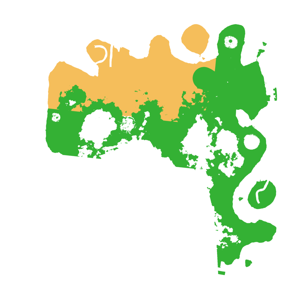 Biome Rust Map: Procedural Map, Size: 3500, Seed: 1604526931