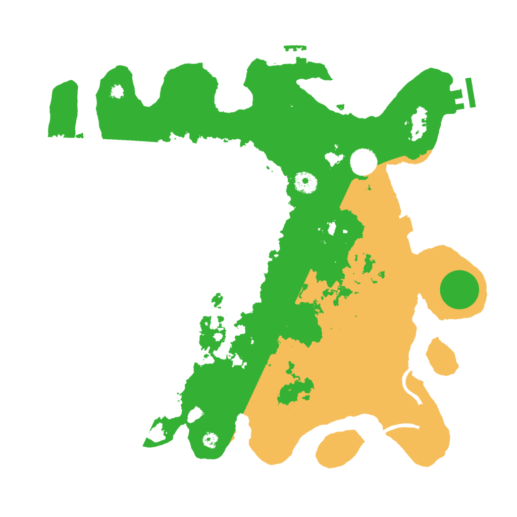Biome Rust Map: Procedural Map, Size: 3500, Seed: 1648120994