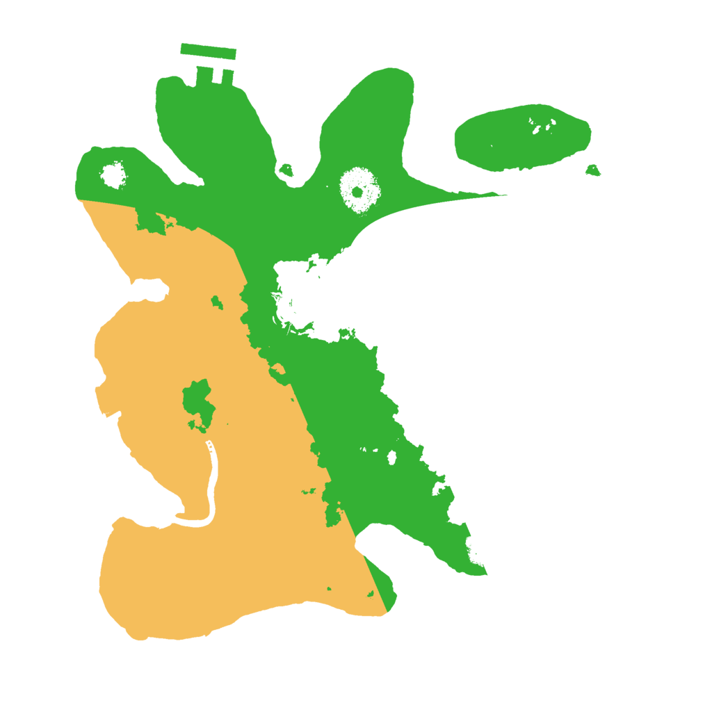 Biome Rust Map: Procedural Map, Size: 2600, Seed: 234567