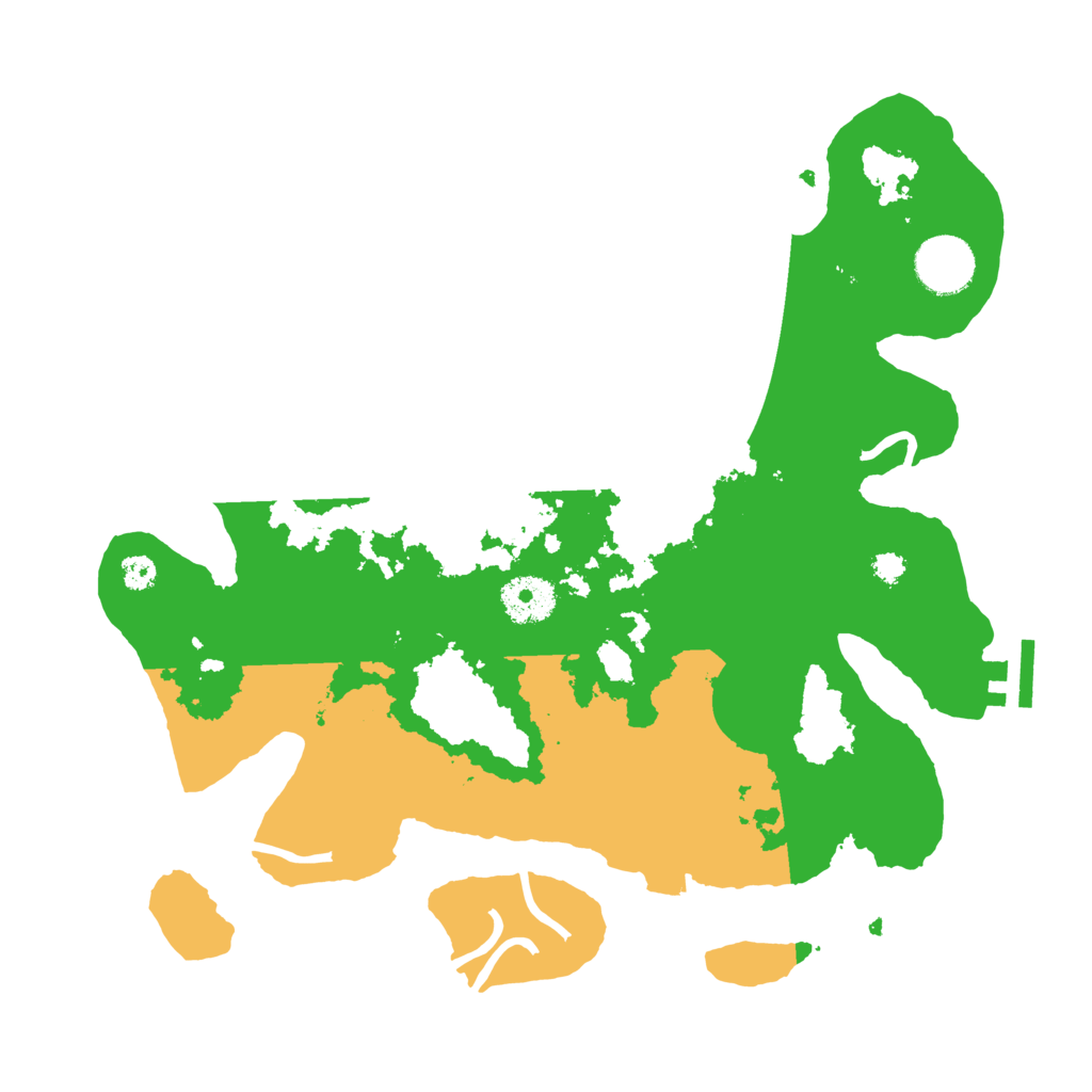 Biome Rust Map: Procedural Map, Size: 3250, Seed: 2031101790