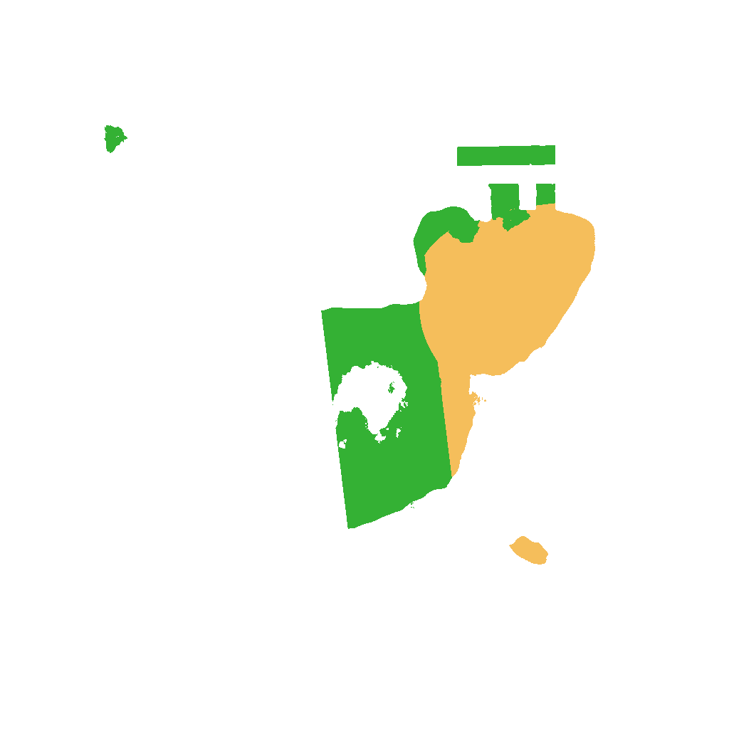 Biome Rust Map: Procedural Map, Size: 1500, Seed: 195542