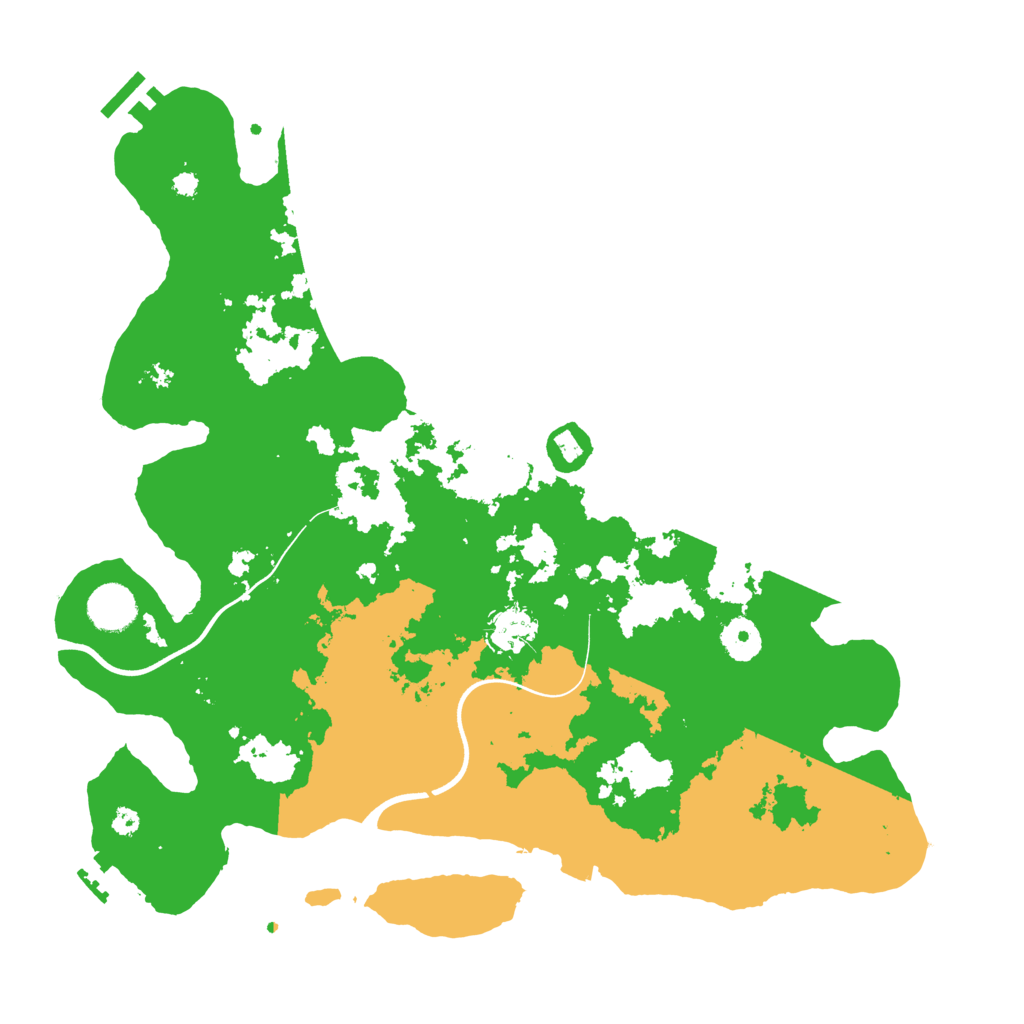 Biome Rust Map: Procedural Map, Size: 3750, Seed: 351936256