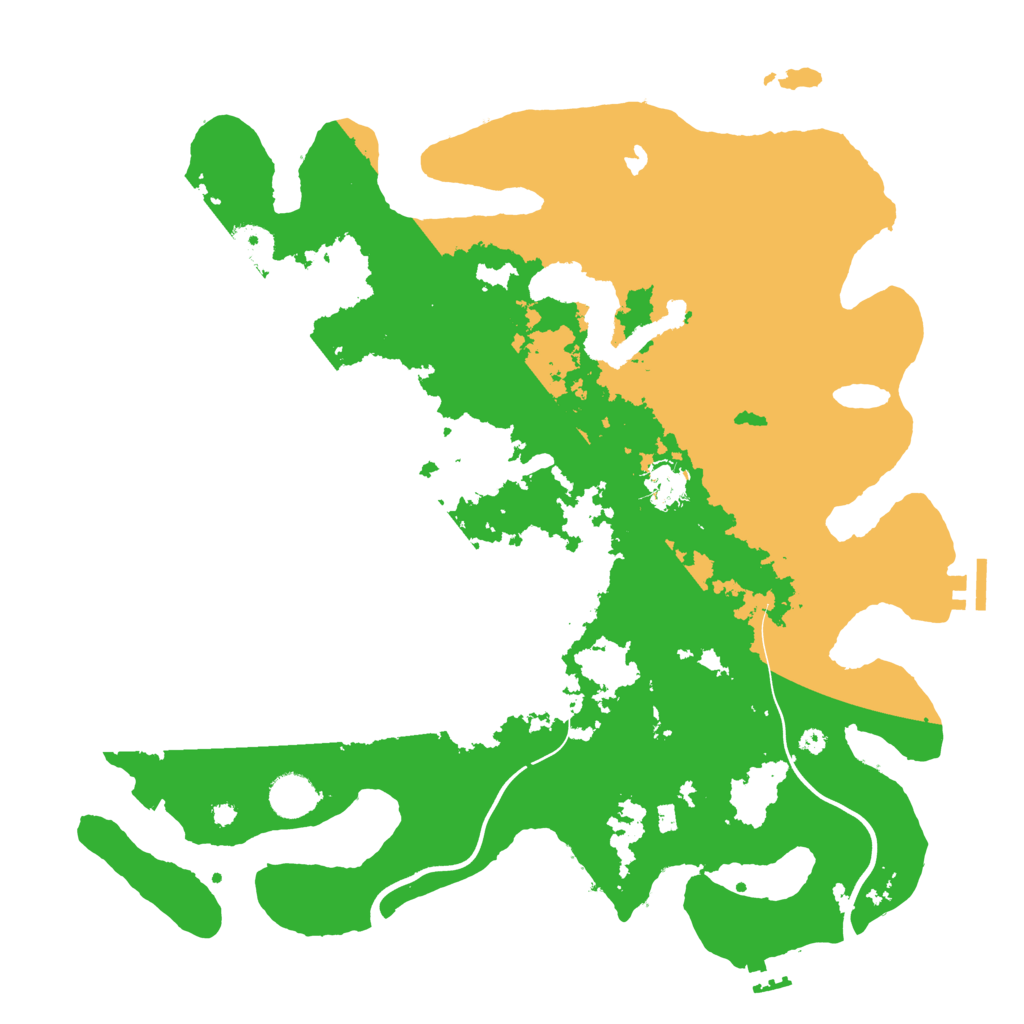 Biome Rust Map: Procedural Map, Size: 4000, Seed: 266940603