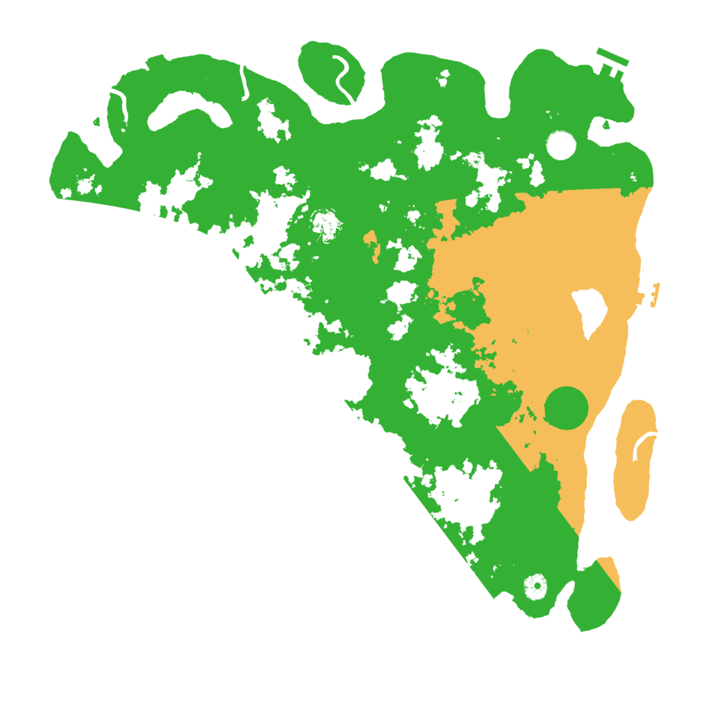 Biome Rust Map: Procedural Map, Size: 4250, Seed: 8411