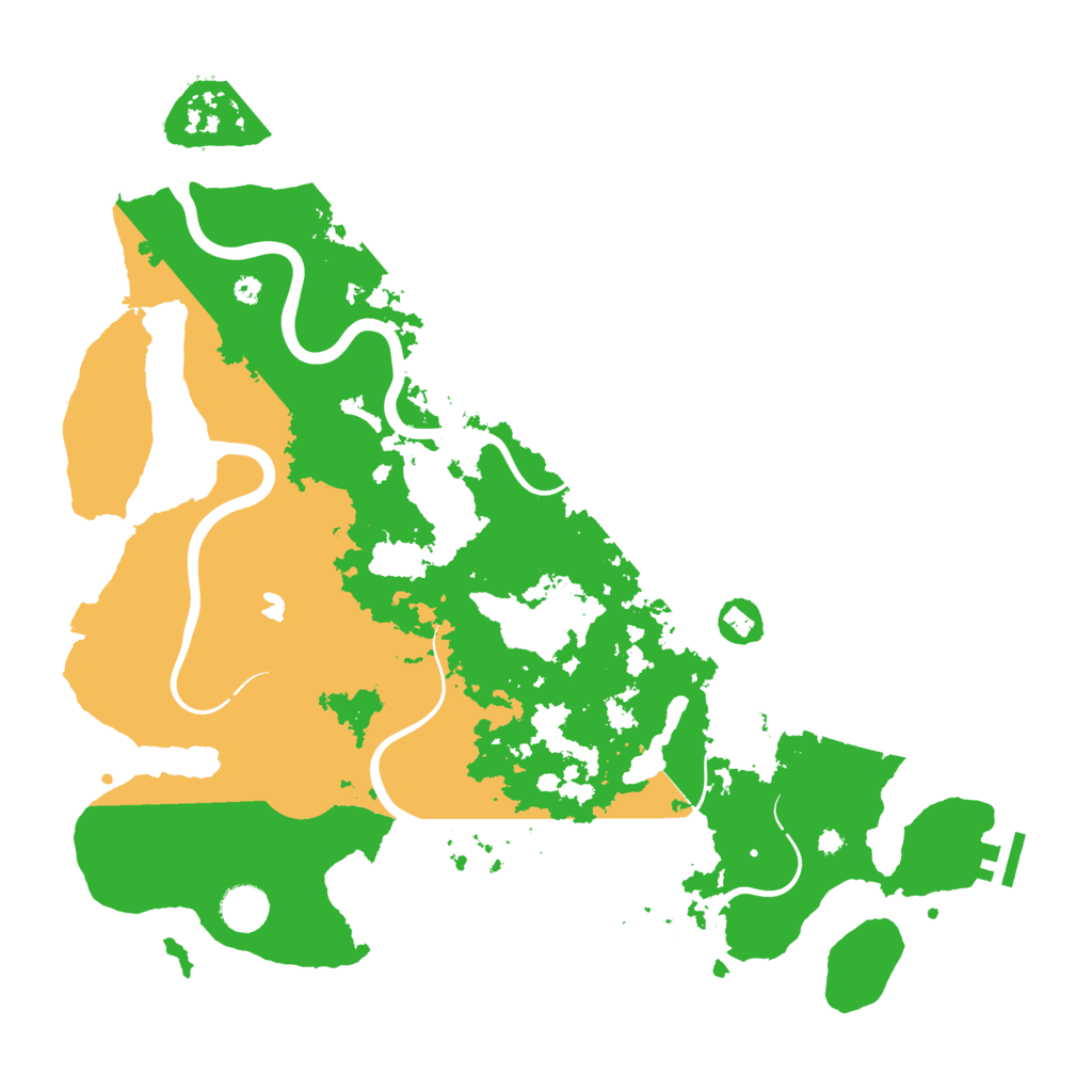 Biome Rust Map: Procedural Map, Size: 4014, Seed: 1234567890