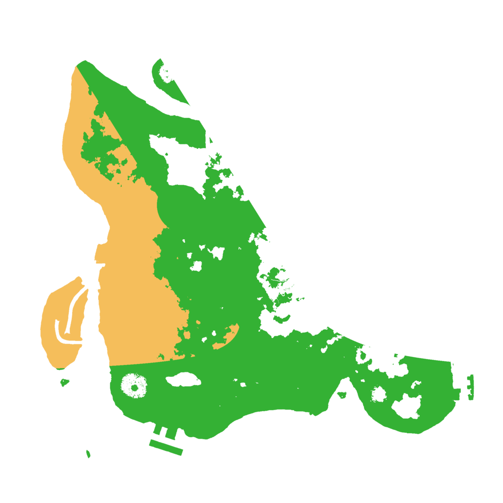 Biome Rust Map: Procedural Map, Size: 3000, Seed: 883625334
