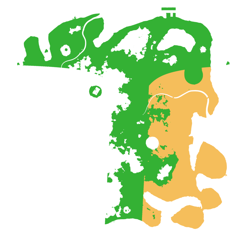 Biome Rust Map: Procedural Map, Size: 3500, Seed: 1390727620