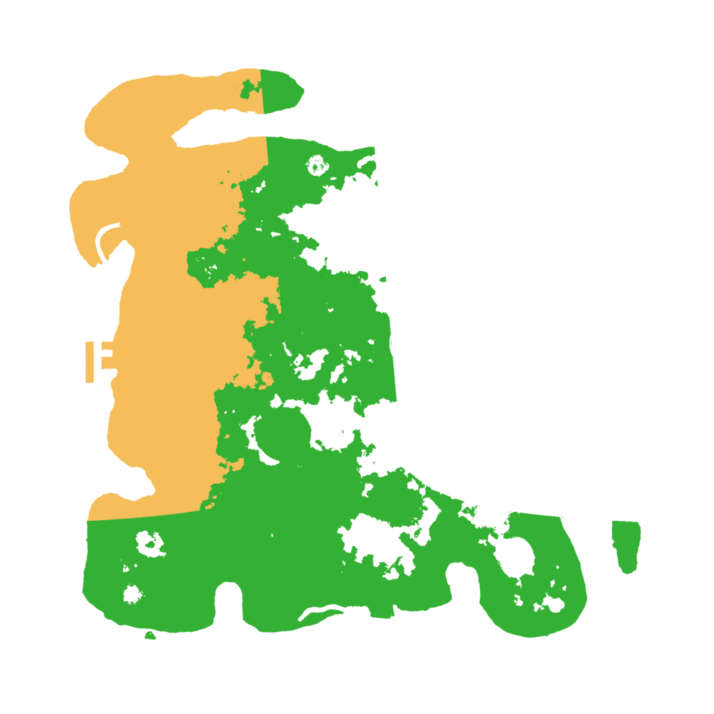 Biome Rust Map: Procedural Map, Size: 3500, Seed: 234288624