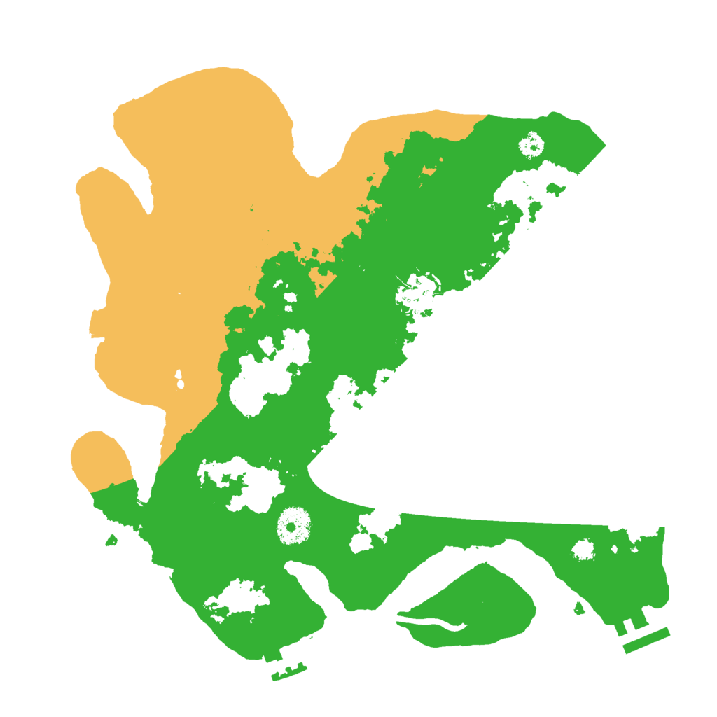 Biome Rust Map: Procedural Map, Size: 3000, Seed: 15679